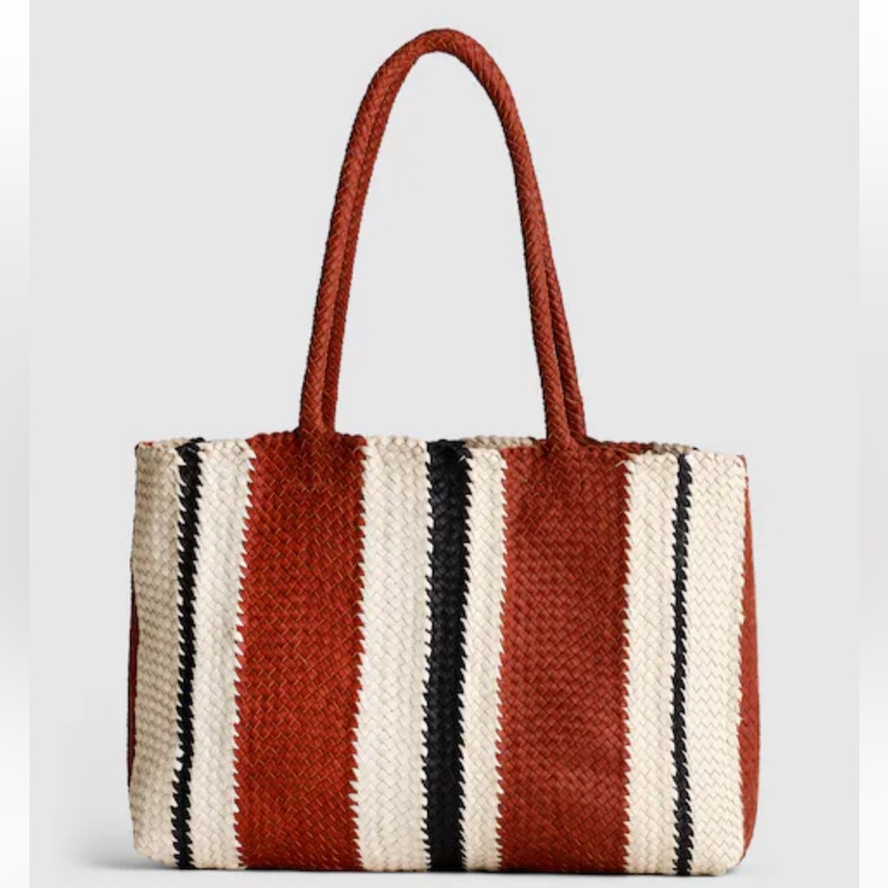 Madewell The Handwoven Leather Tote